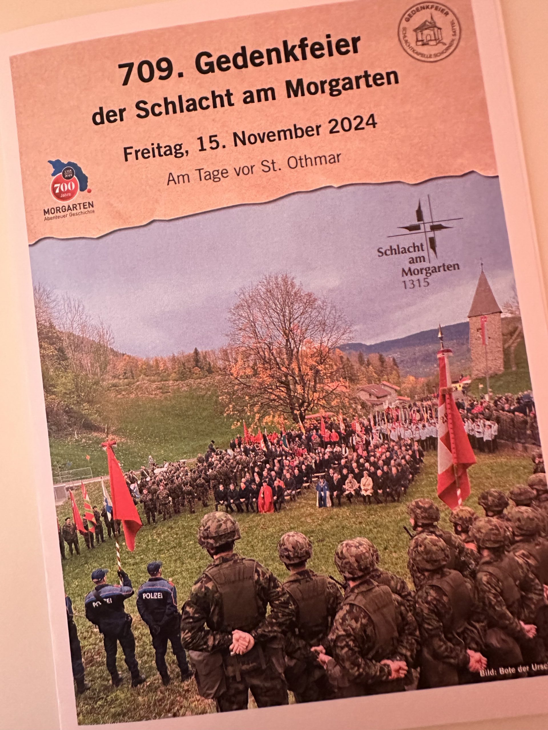 Programm 709. Gedenkfeier 2024